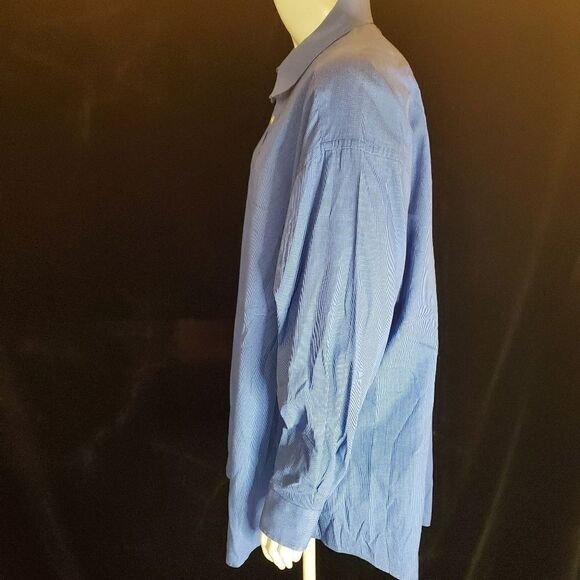 Tommy Hilfiger Blue Button Down Shirt (17) - Picture 3 of 5
